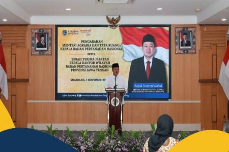Kunjungan Kerja Pertama Mentri Nusron Samakan Gelombang Pemikiran dan 