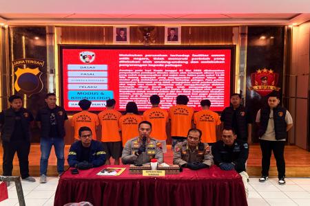 Polisi Tetapkan 6 Orang Kelompok Anark