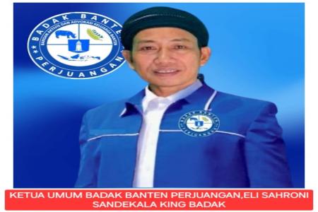 King Badak Mendukung Bupati Lebak Hasb