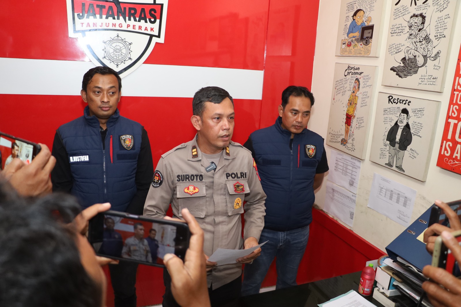 Polres Pelabuhan Tanjungperak Tetapkan 4 Remaja, Tersangka Tawuran di Jalan Kalilom Lor Surabaya