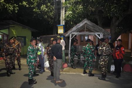 Gandeng Ormas Kodim Kendal Patroli Kampung dan Siskamling 