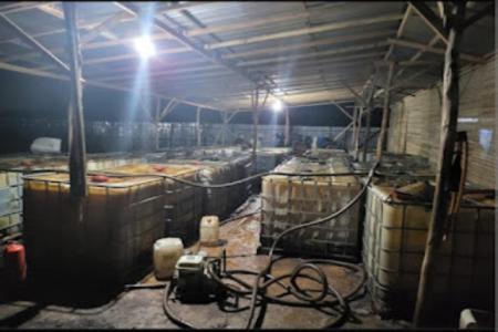 DUGAAN GUDANG SOLAR ILEGAL DIDESA