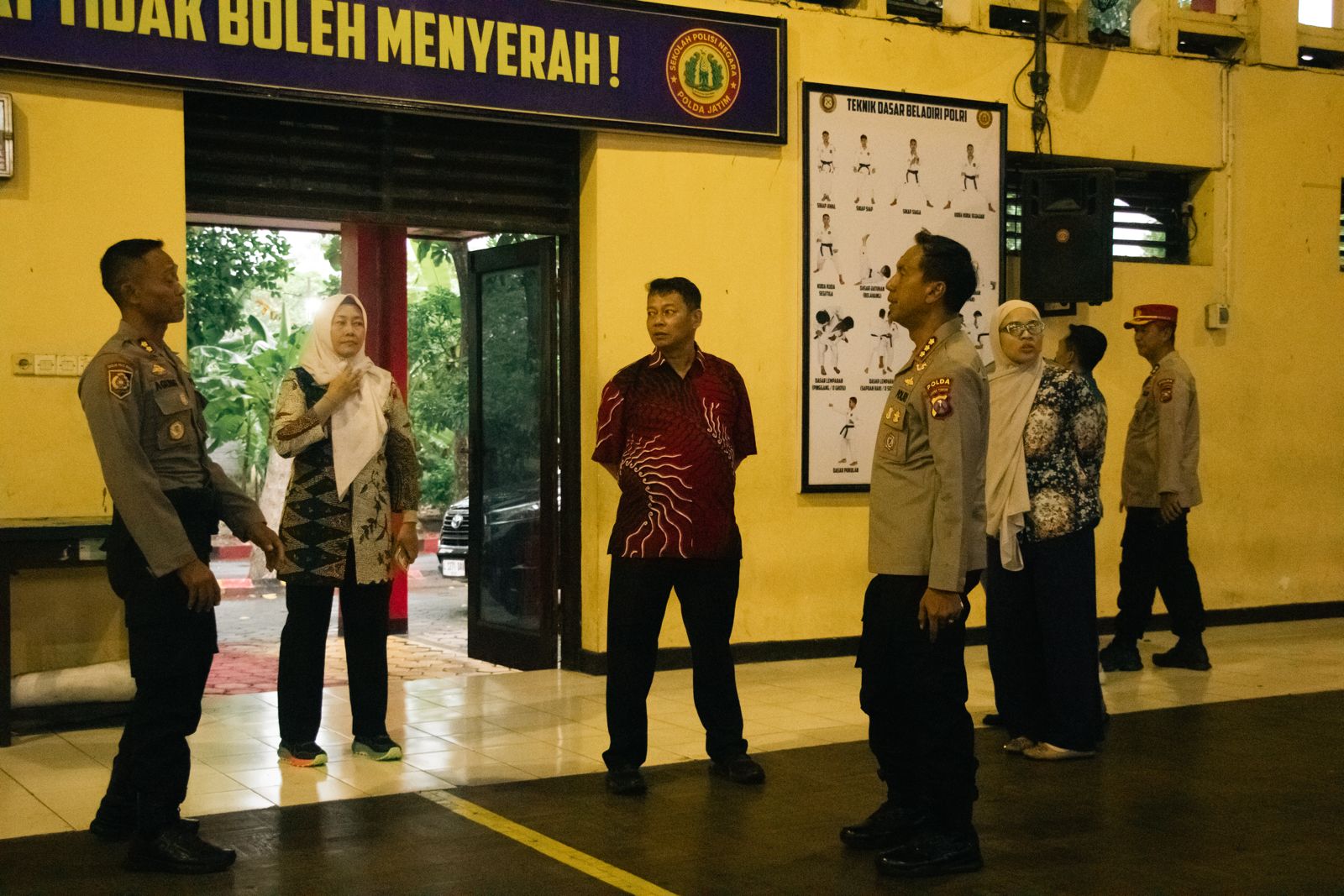 Tim Lemdiklat Polri Kaji Implementasi Diktukba di SPN Polda Jatim