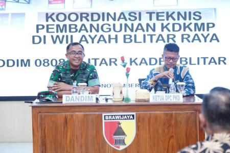 Silahturahmi Persaudaraan Kepala Desa Indonesia Dengan Dandim 0808Blit