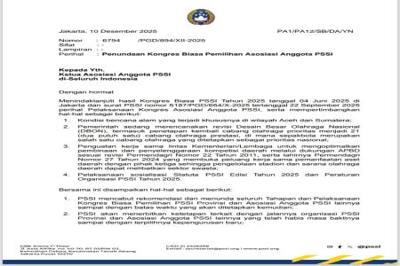 BLUNDER PSSI MENUNDA KONGRES P