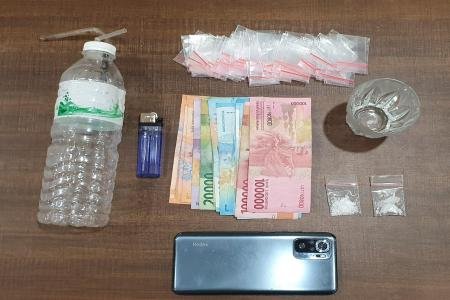 POLRES SUMENEP UNGKAP KASUS NARKOB