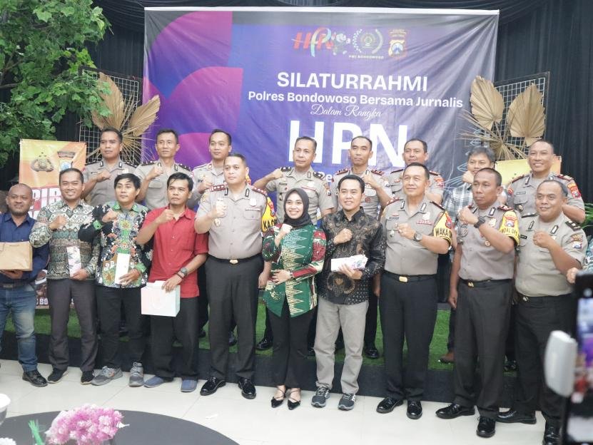 Hari Pers Nasional Jadi Titik Temu Strategis, Kapolres Bondowoso Tuai Apresiasi Insan Media