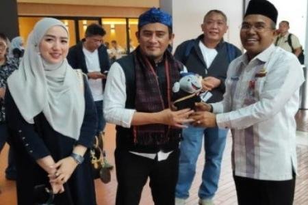 Kepala Dinas Ketahanan Pangan Prov Banten Menyambut Hangat Kontingen H