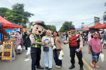 Operasi Keselamatan Semeru Polres Situbondo Sampaikan Pesan Kamseltibc