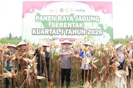 Polres Malang Panen Raya Jagung Hasil 8 Ton untuk Dukung Stok Pangan