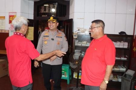 Pastikan Imlek Kondusif Kapolres Gresi