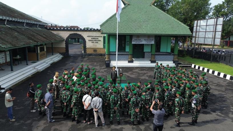 Jam Komandan, Dandim Purbalingga Tegaskan Prajurit Jauhi Narkoba dan Jaga Kehormatan Satuan