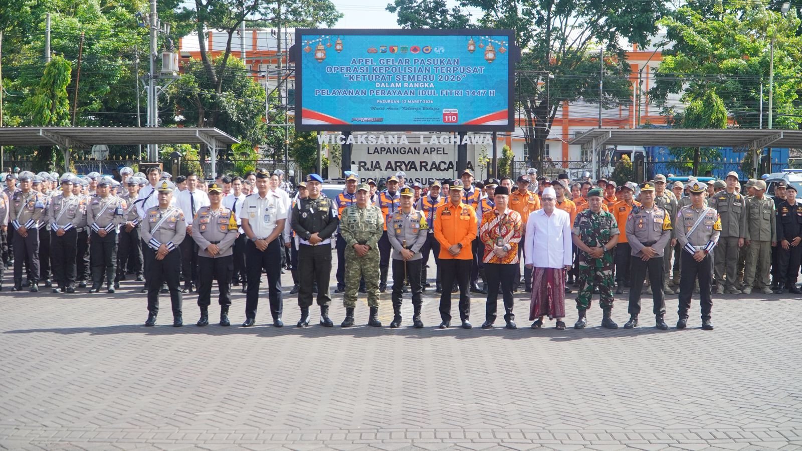 Amankan Mudik 2026, Polres Pasuruan Kerahkan Personel Gabungan dalam Ops Ketupat Semeru