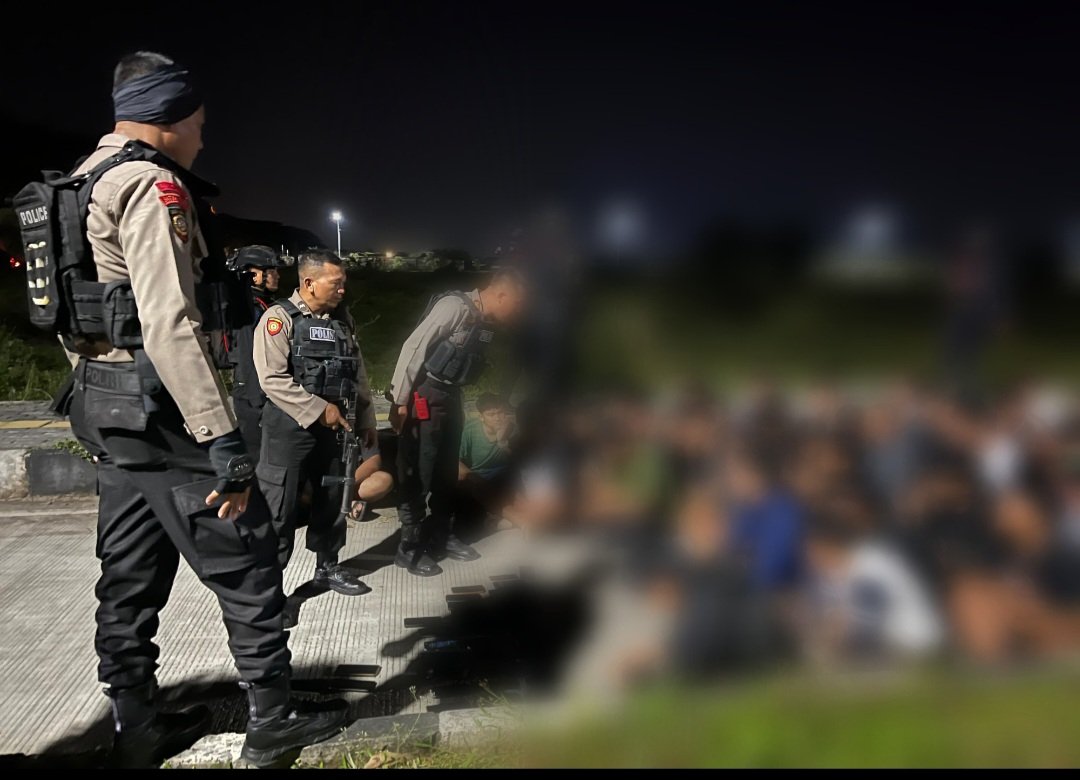 Polres Demak Amankan 114 Remaja Terduga Balap Liar di Jalan Lingkar Terminal Baru