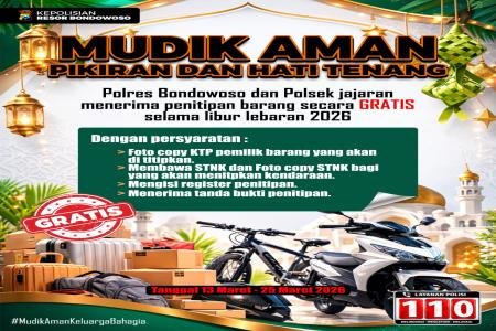 MUDIK TENANG BARANG AMAN : POLRES 
