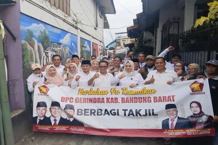 DPC Gerindra Bandung Barat Gelar Buka 