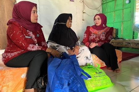 Warga 2 Kecamatan di Jepara Disasar Bantuan Logistik PKK Sahabat Kelua