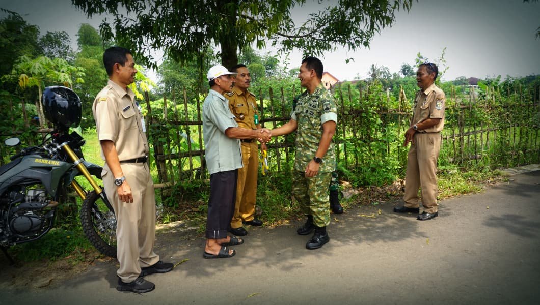 Komandan Kodim 0702-Purbalingga Cek Kesiapan Lahan Gedung KDKMP Kandanggampang
