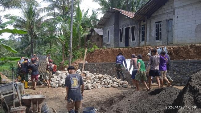 Material Armco Jembatan Garuda Mulai Tiba, Percepat Pembangunan TMMD Reguler Ke-128 Kodim 0702-Purba