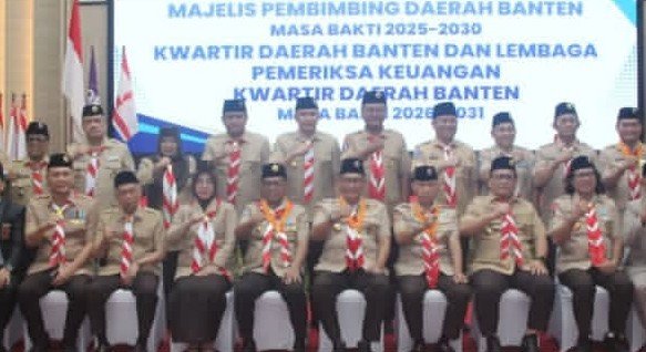 Wakil Bupati  Lebak Hadiri Pelantikan Mabida, Kwarda dan LPK Gerakan Pramuka Masa Bakti 2026-2031 