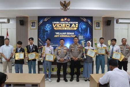 Lewat Lomba Konten AI Polres Demak Kampanyekan Kamtibmas ke Pelajar