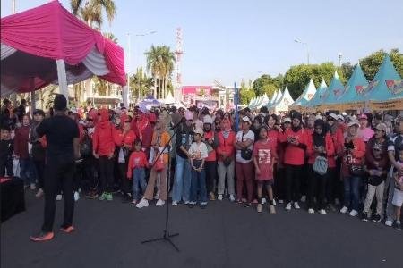 May Day 2026 di Jember Semarak Jalan Sehat Jadi Simbol Kebersamaan Bur