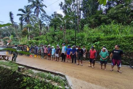 Apel Pagi di Krangean Satgas TMMD Matangkan Strategi Pekerjaan