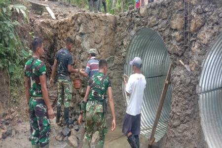 Armco Terpasang Jembatan Garuda Kian Mendekatkan Krangean dan Ponjen