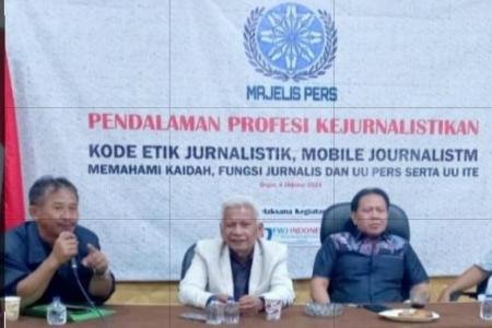 Kedudukan UU Pers Semakin Tak Berfungs