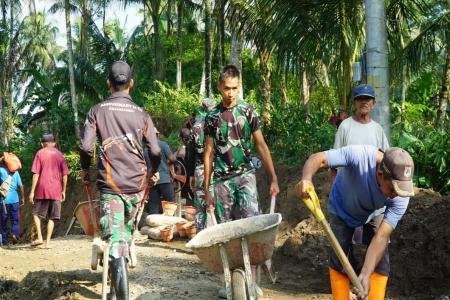 Pengerjaan TMMD Berbuah Jalan 