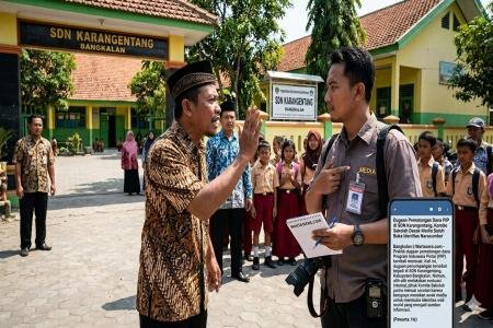 WARTAWAN DI BANGKALAN DIDUGA DIANC