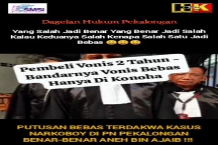 Putusan bebas kasus sabu di PN Pekalongan jadi sorotan penyidik sebut 