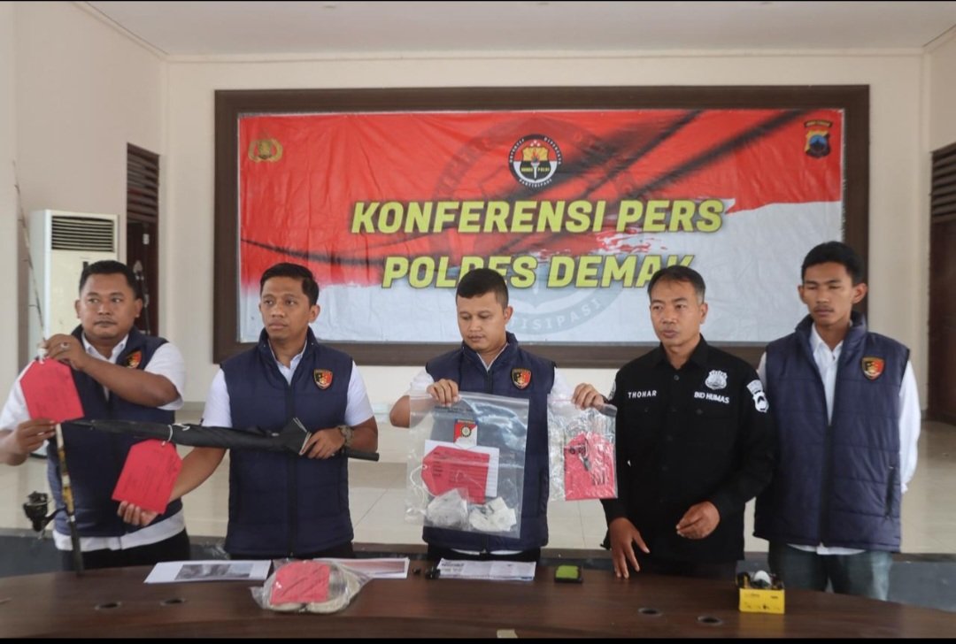 Pelaku Pembakaran Dua Rumah di Karangawen Dibekuk Tim Resmob Gabungan