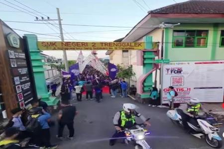 Ribuan Peserta Meriahkan SMKN 