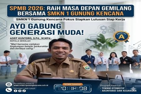 SMKN 1 Gunung Kencana Optimis Cetak Lu