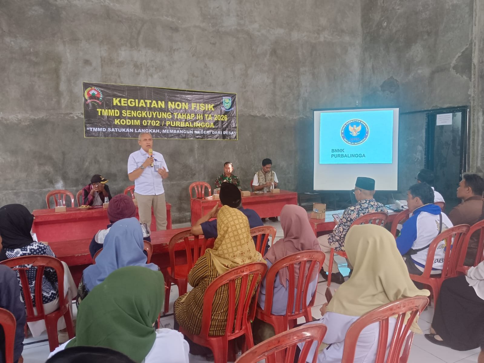 Penyuluhan Bahaya Narkoba, Sasaran Nonfisik TMMD Sengkuyung Tahap III TA 2026 Kodim 0702-Purbalingga