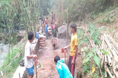 Semangat Gotong Royong Bangun 