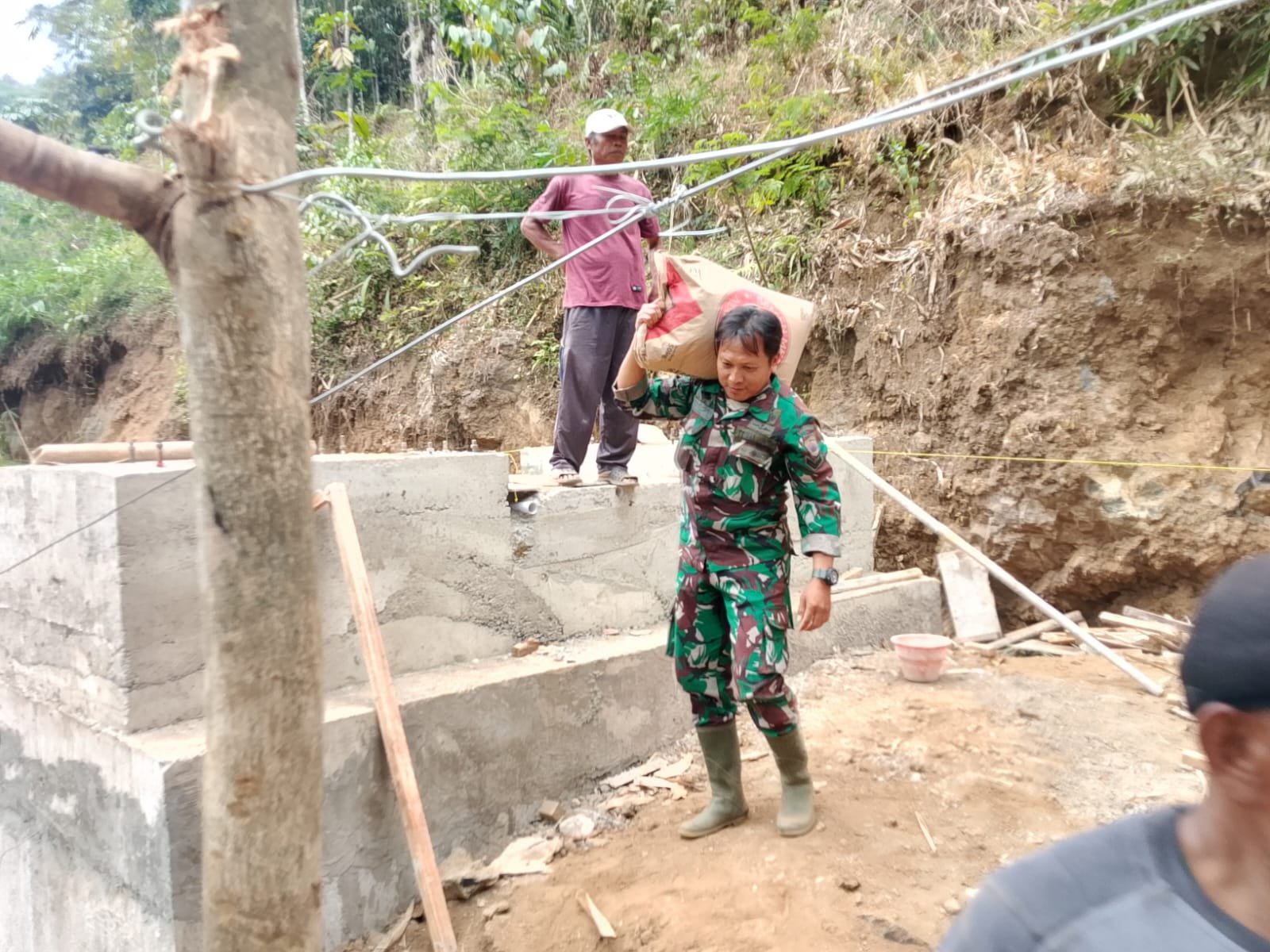 Pembangunan Jembatan Garuda di Purbalingga Terus Dikebut