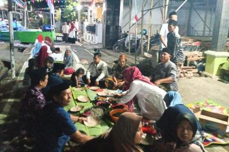 Tasyakuran HUT RI di Dusun Kewayuhan P