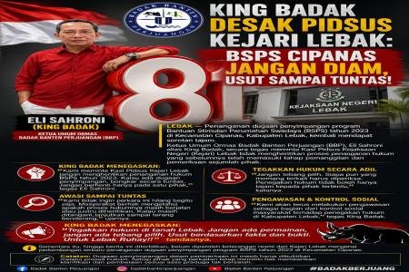 KING BADAK DESAK PIDSUS KEJARI LEB