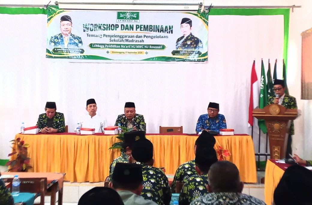 LP Ma’arif NU Rowosari Gelar Workshop dan Pembinaan Tata Kelola Sekolah-Madrasah 