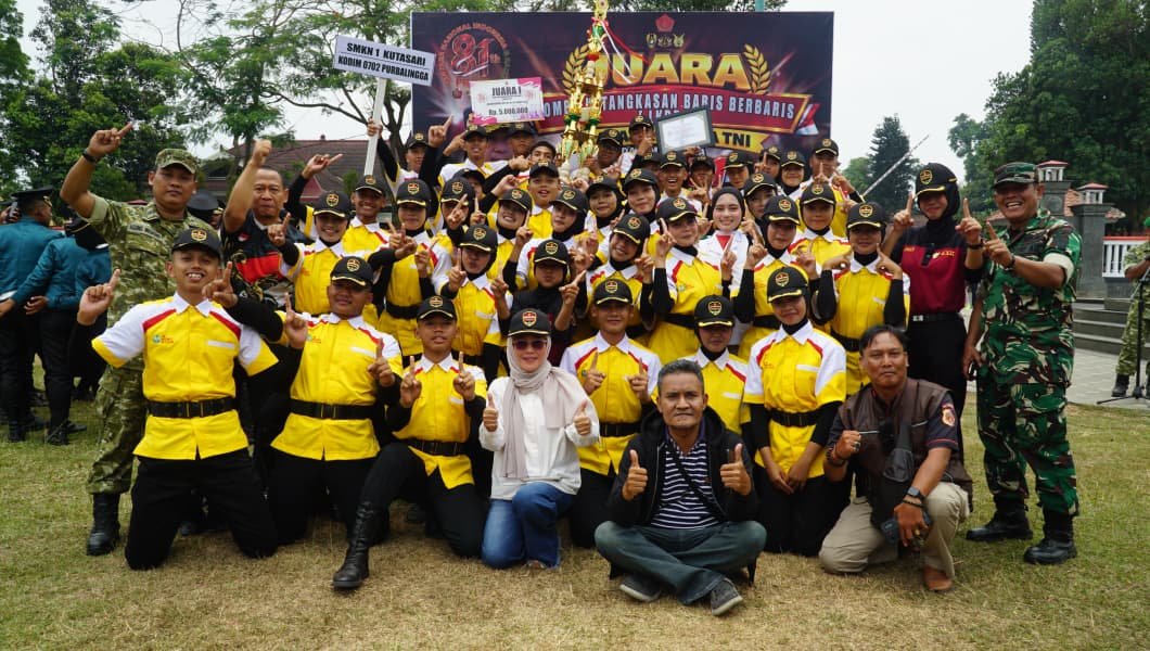 SMK Negeri 1 Kutasari Torehkan Prestasi di LKBB Piala Panglima TNI