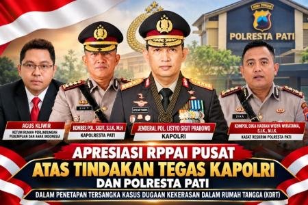 Agus Ketua RPPAI Pusat Apresiasi Kapolri Dan Mapolresta Pati Atas Pene