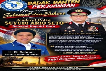 BBP Mengucapkan Selamat Atas Dilantikn