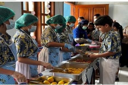 Uji Coba MBG prasmanan Di Jepara mulai