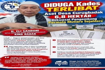 DIDUGA Kades Terlibat Aset Des