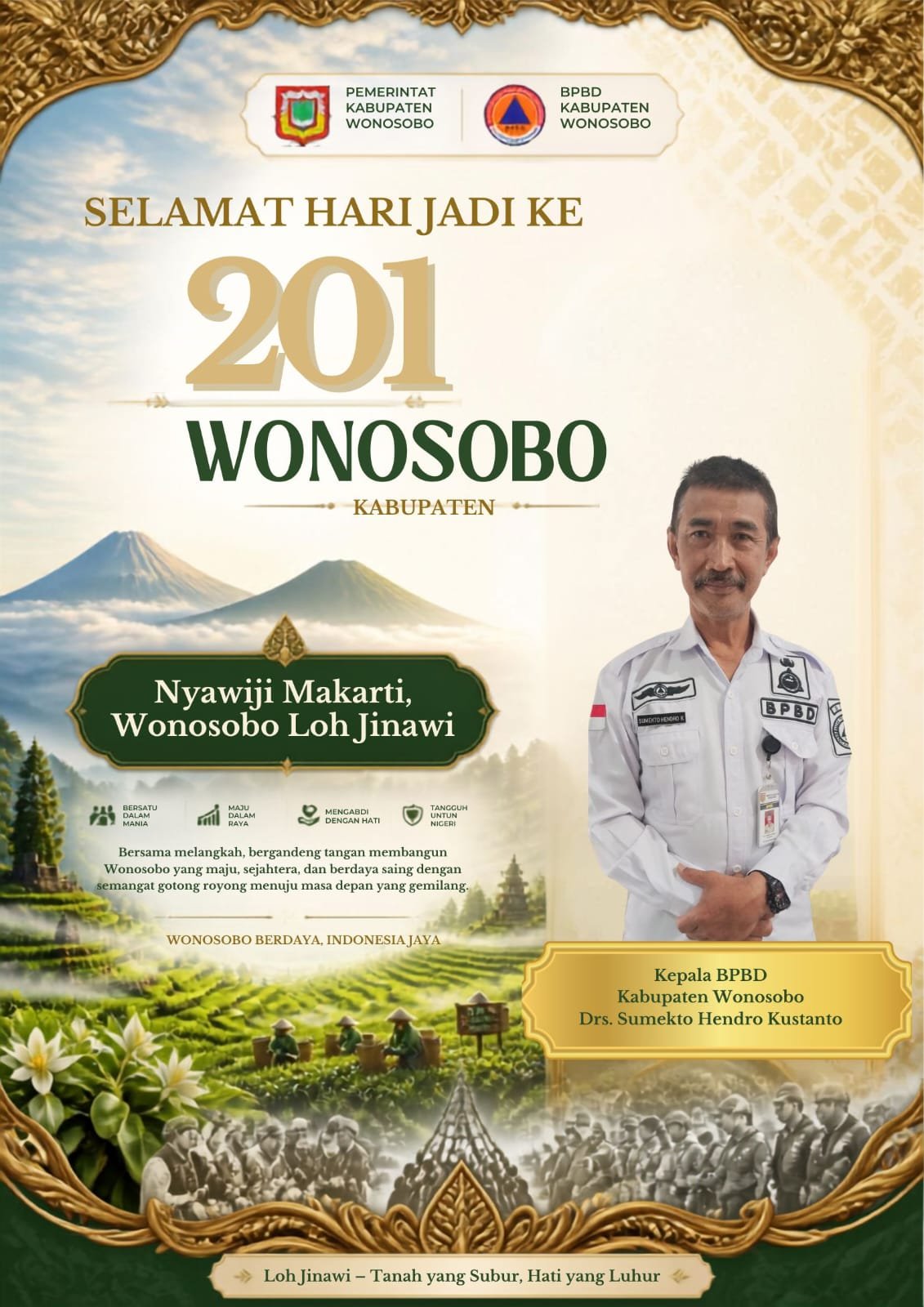 Bpbd-Kabupaten-Wonosobo-Mengucapkan-Hari-Jadi-Kabupaten-Wonosobo-Yang-