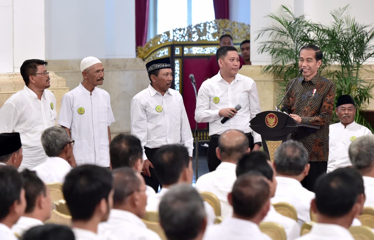 Presiden jokowi silaturahmi dan dengarkan usulan petani tebu