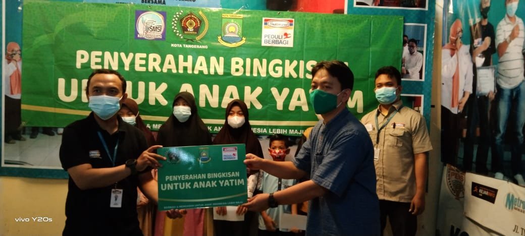 Peduli Berbagi, PWI dan SMSI Gelar Santunan Anak Yatim