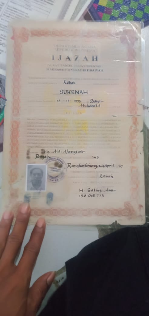 Calon kepala Desa cijengkol, Sukenah menjadi Lilis perlu di pertanyakan